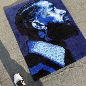 Handmade Nipsey Hussle  Tufted Rugs